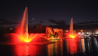 Spectacular Show Multimedia Fountain Roshen, Vinnytsia, Ukraine