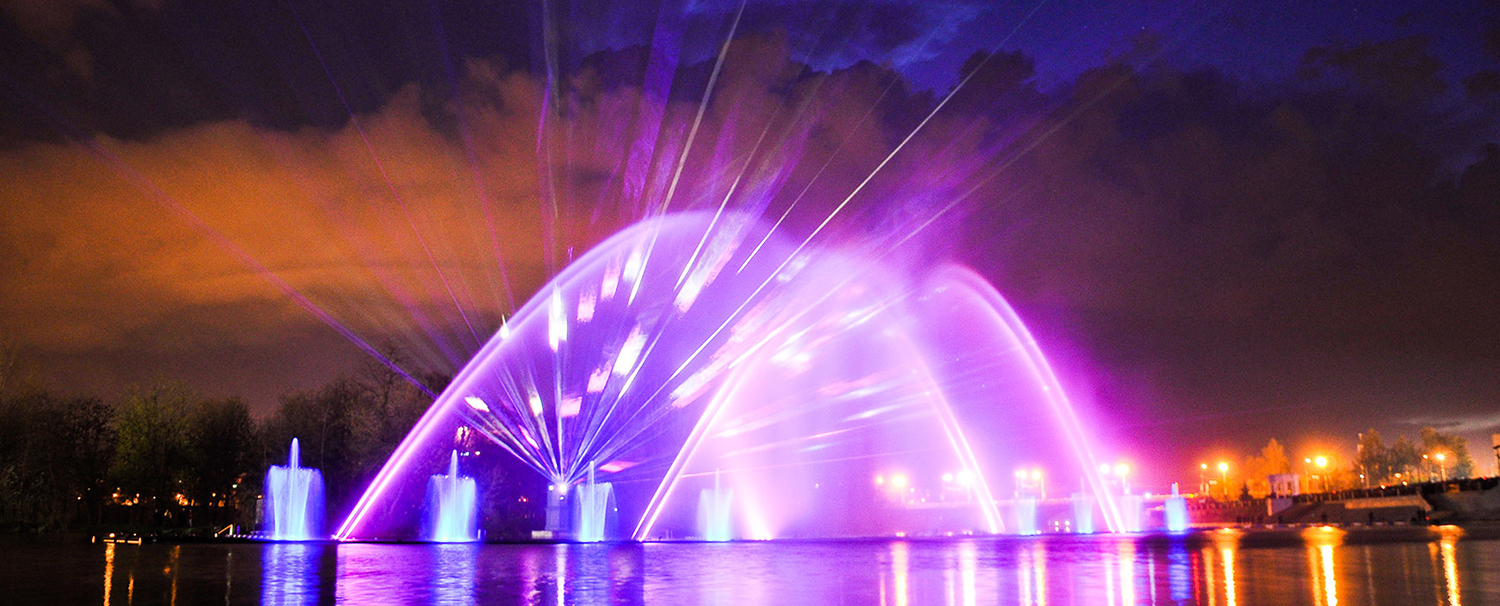Spectacular Shows Multimedia Fountain Roshen, Ukraine, Largest Fountain in Europe, Cамый большой фонтан в Европе, Фонтан Рошен, Винница, Украина